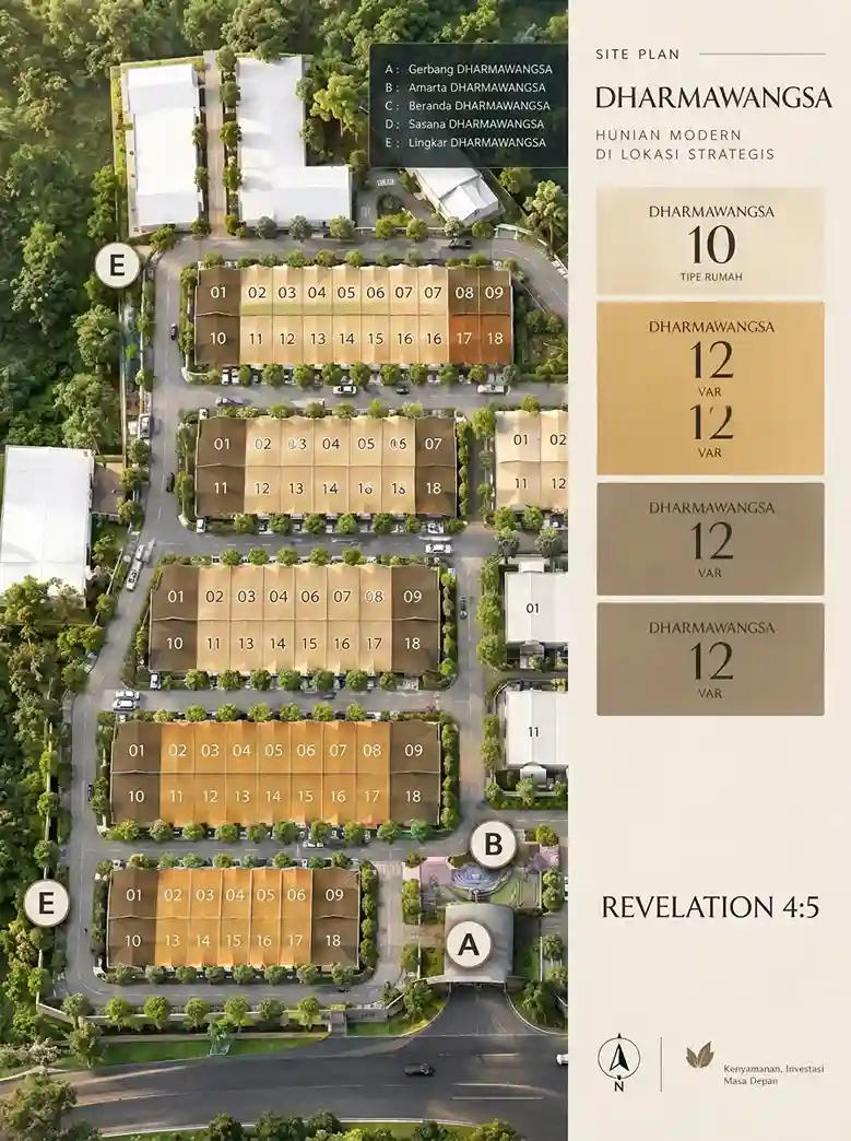 Siteplan Dharmawangsa Home Bintaro